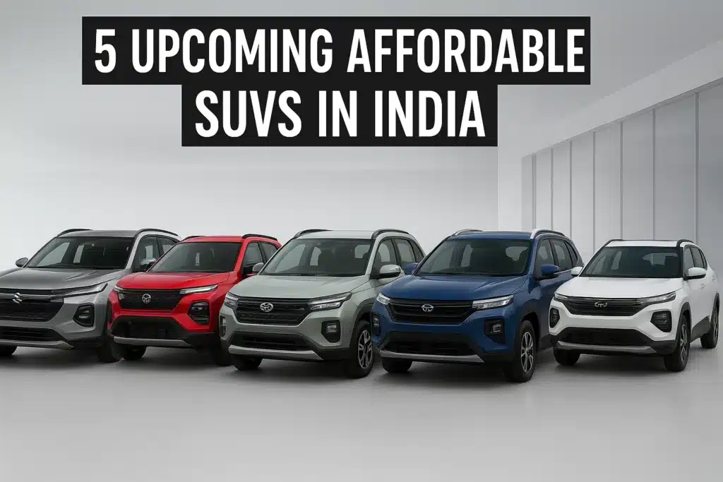 Upcoming affordable SUVs in India 2025 from Maruti, Tata, Hyundai, Mahindra, and Kia.