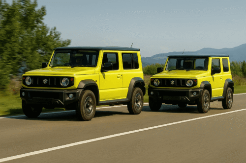 Suzuki Jimny 3-Door vs 5-Door Comparison 2025 | Specs, Practicality & Off-Road