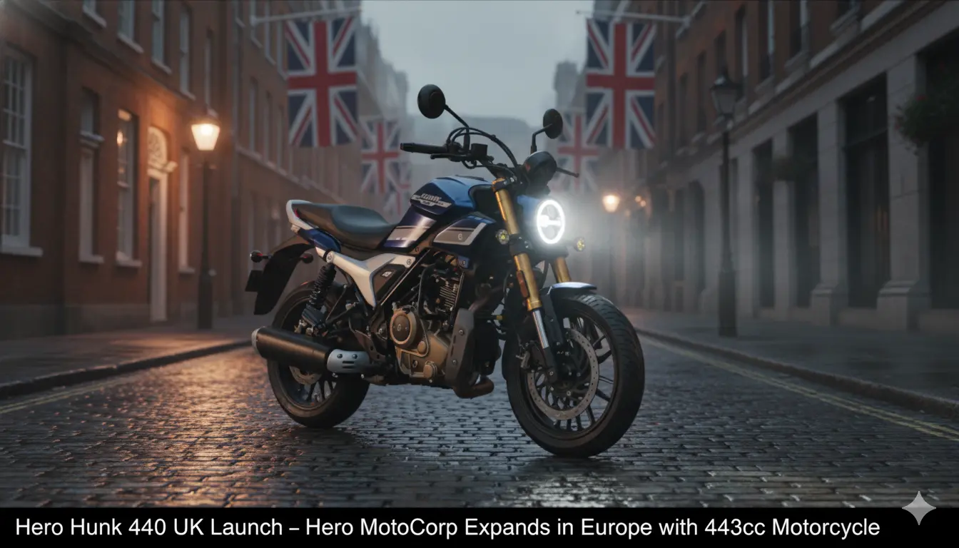 Hunk 440 Hero MotoCorp’s Europe Entry– Launched in UK