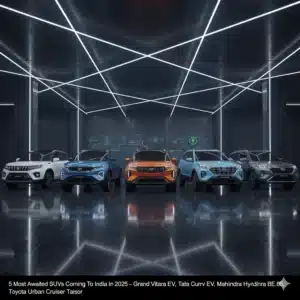 5 Most Awaited SUVs Coming To India In 2025 – Grand Vitara EV, Tata Curvv EV, Mahindra BE.05, Hyundai Creta EV, Toyota Urban Cruiser Taisor