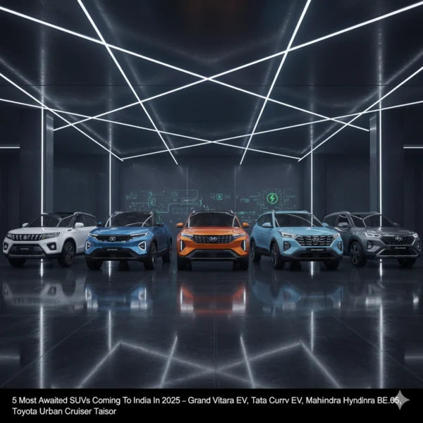 5 Most Awaited SUVs Coming To India In 2025 – Grand Vitara EV, Tata Curvv EV, Mahindra BE.05, Hyundai Creta EV, Toyota Urban Cruiser Taisor
