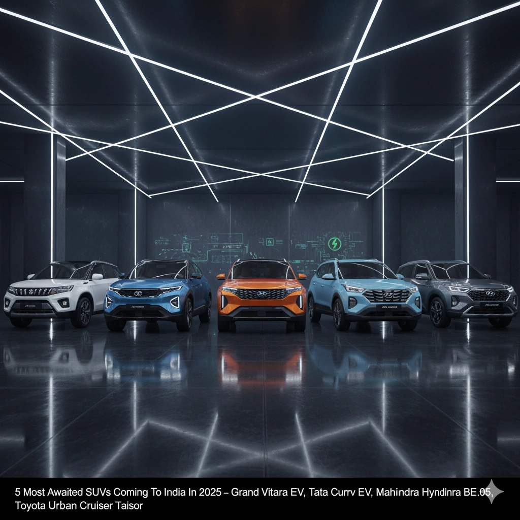 5 Most Awaited SUVs Coming To India In 2025 – Upcoming Launches & Key Details