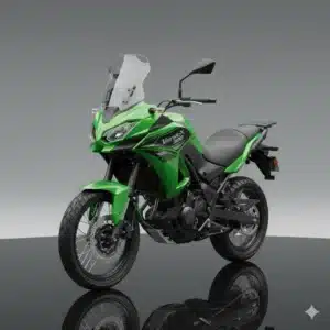 2026 Kawasaki Versys-X 300 adventure motorcycle — studio front-three-quarter view