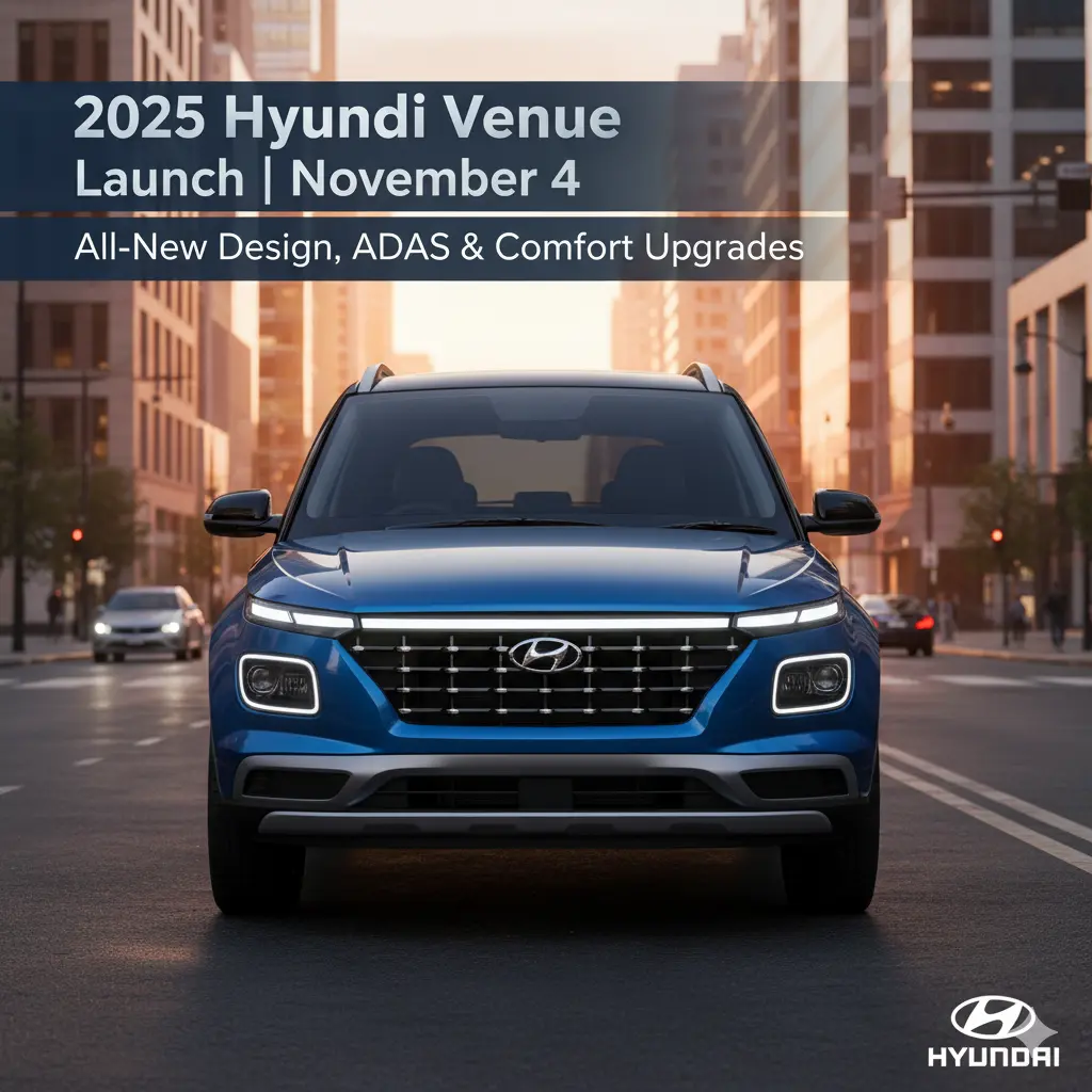 2025 Hyundai Venue Launch | New Design & ADAS Tech
