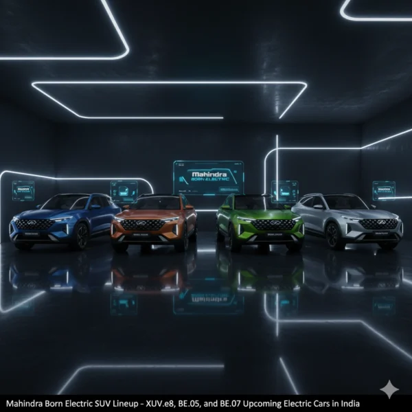 Mahindra Born Electric SUV Lineup – XUV.e8, XUV.e9, BE.05, and BE.07 Upcoming Electric Cars in India