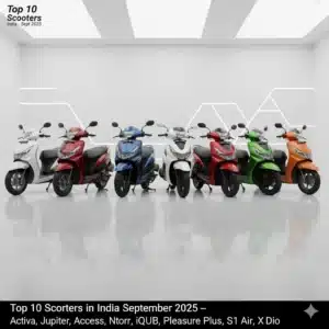 Top 10 Scooters in India September 2025 – Activa, Jupiter, Access, Ntorq, iQube