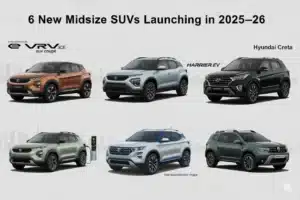 6 New Midsize SUVs Launching in 2025–26 – Tata to Renault
