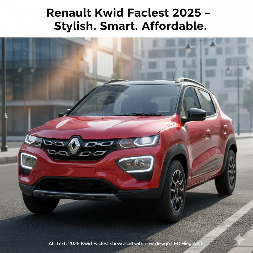 Renault Kwid Facelift 2025 - Bold & Sporty Compact Suv