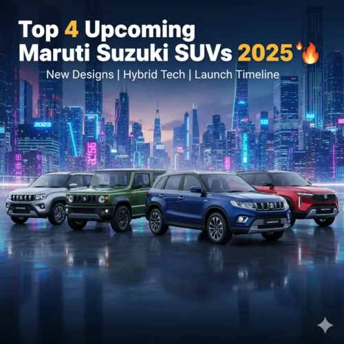 Top 4 Upcoming Maruti Suzuki SUVs in India 2025