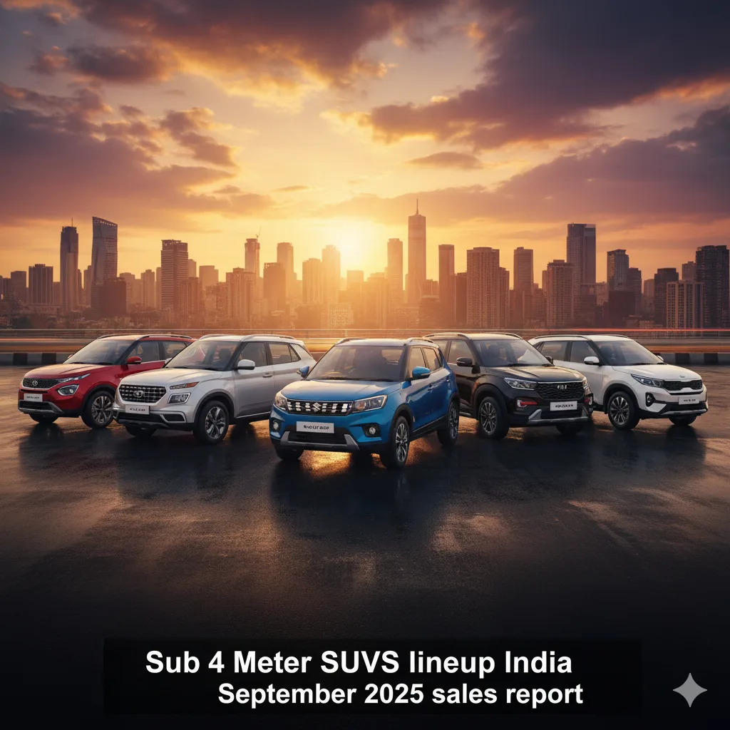 Sub 4 Meter SUV Sales Sept 2025 | Nexon Top Seller