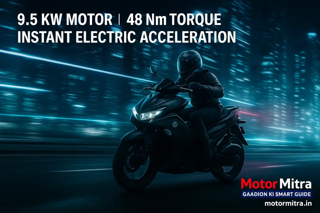 New Yamaha Aerox-E Debuts with Dual Batteries & 106 Km Range | 2025