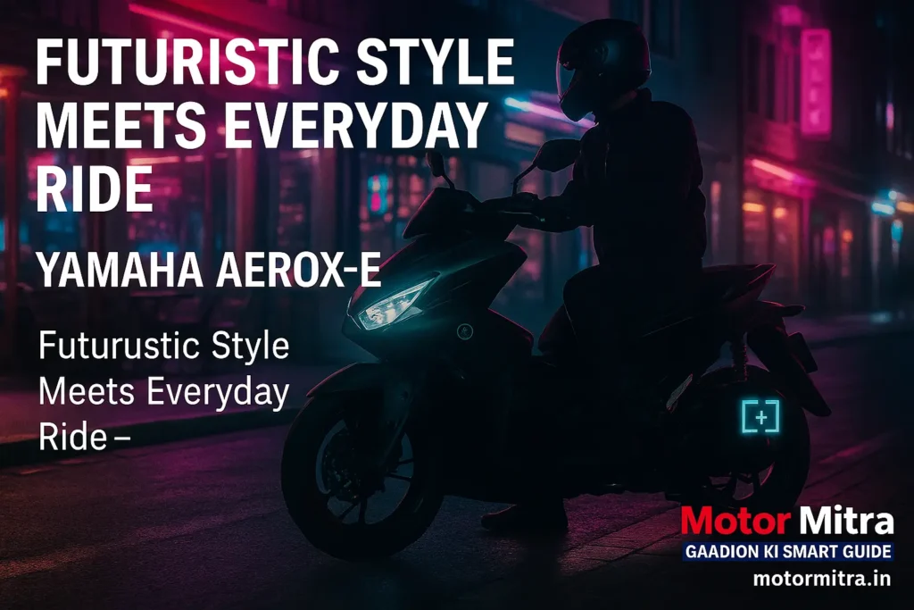 New Yamaha Aerox-E Debuts with Dual Batteries & 106 Km Range | 2025