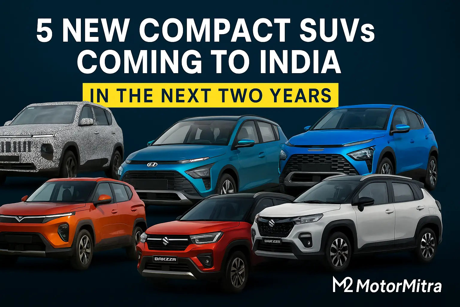 5 New Compact SUVs Coming to India