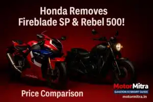 Honda CBR1000RR-R Fireblade SP & Rebel 500 Delisted From India Website: 2025