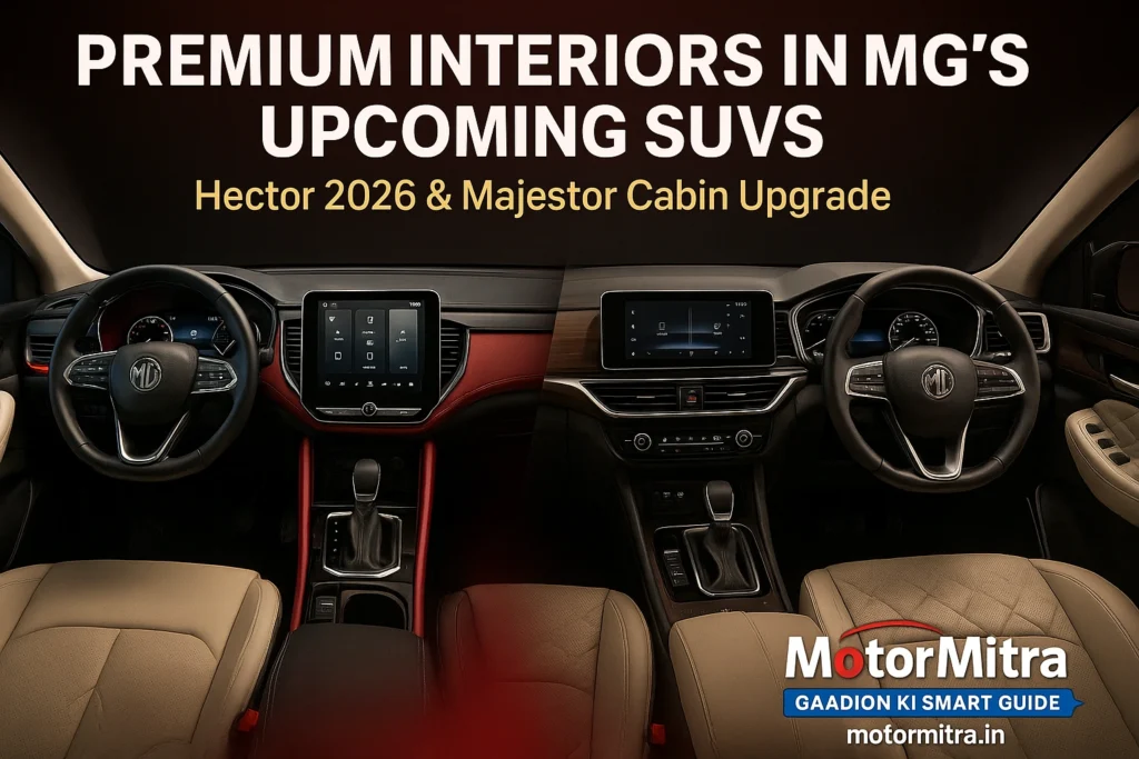 MG Motor India to Launch Two Brand-New SUVs in 2026 – What We Know