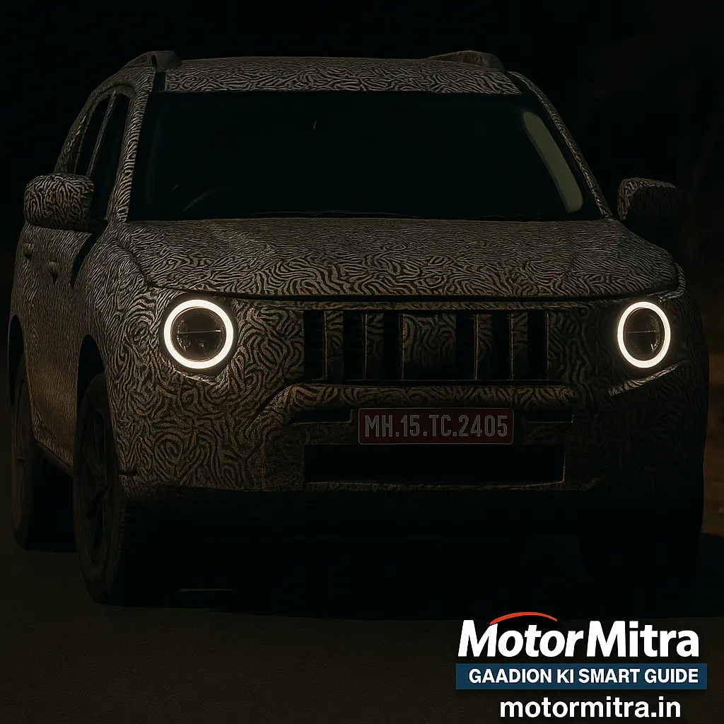 New Mahindra Vision S Compact SUV Spied Again: 2025