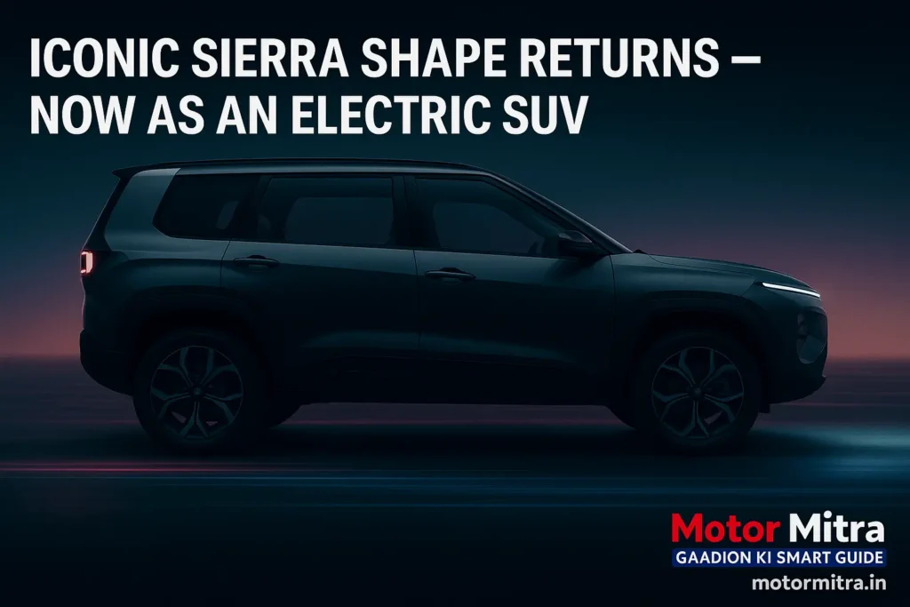 New Tata Sierra Electric Version Teased Ahead Of Nov 25 Debut