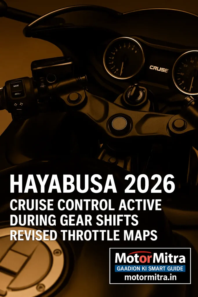 2026 Suzuki Hayabusa Unveils Cruise Control & Throttle Map Upgrades