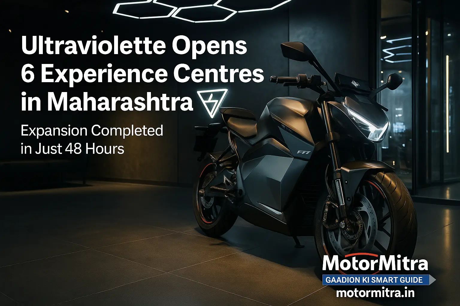 Ultraviolette Expands Fast- Opens Six New Experience Centres in Maharashtra- A Massive EV Push Begins 2025