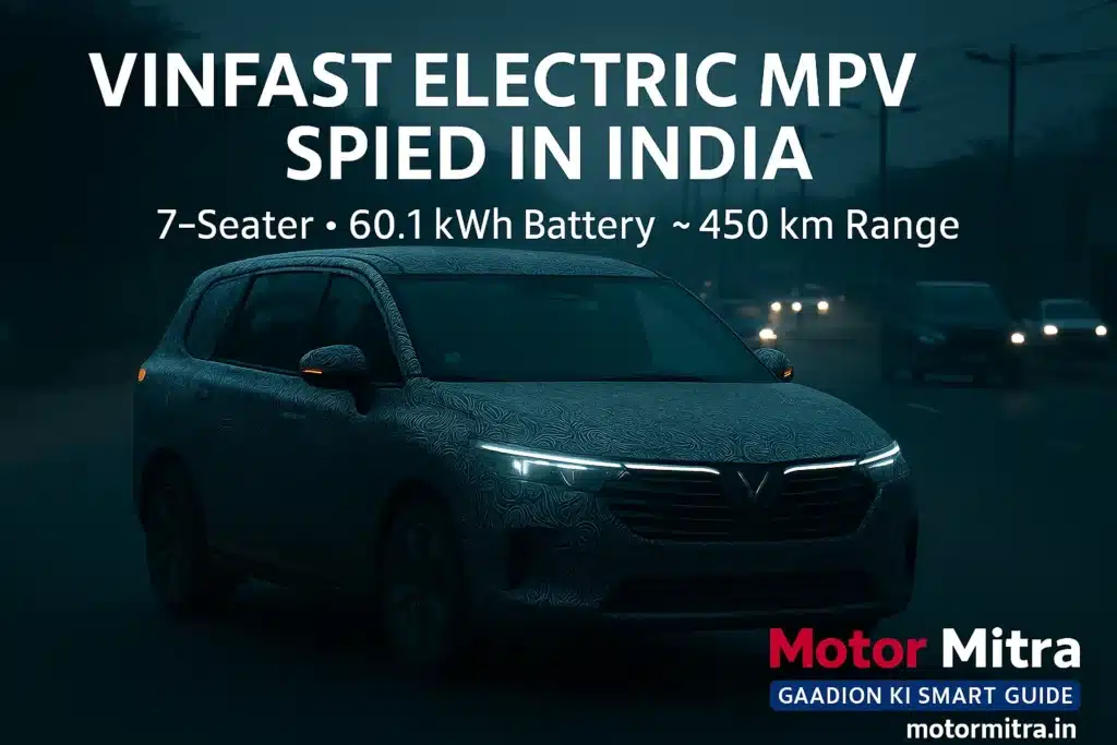 VinFast Limo Green Electric MPV Spied in India | 7-Seater EV
