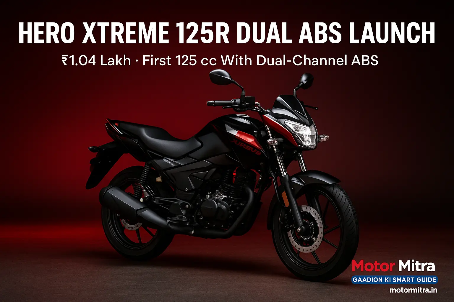 Hero Xtreme 125R Dual-Channel ABS