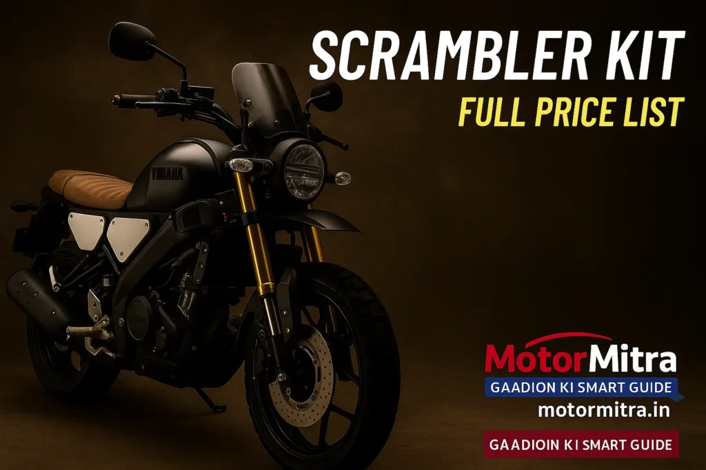 New Yamaha XSR 155 Scram & Cafe Racer Accessory Prices Out: 2025
