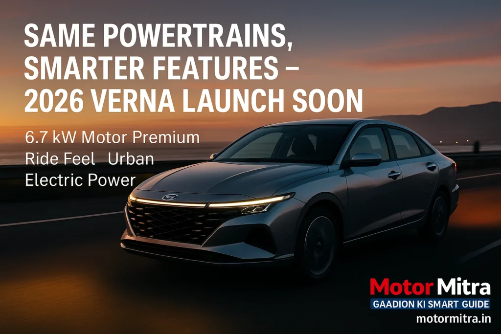 New Hyundai Verna 2026 Facelift Spied With Updated Features