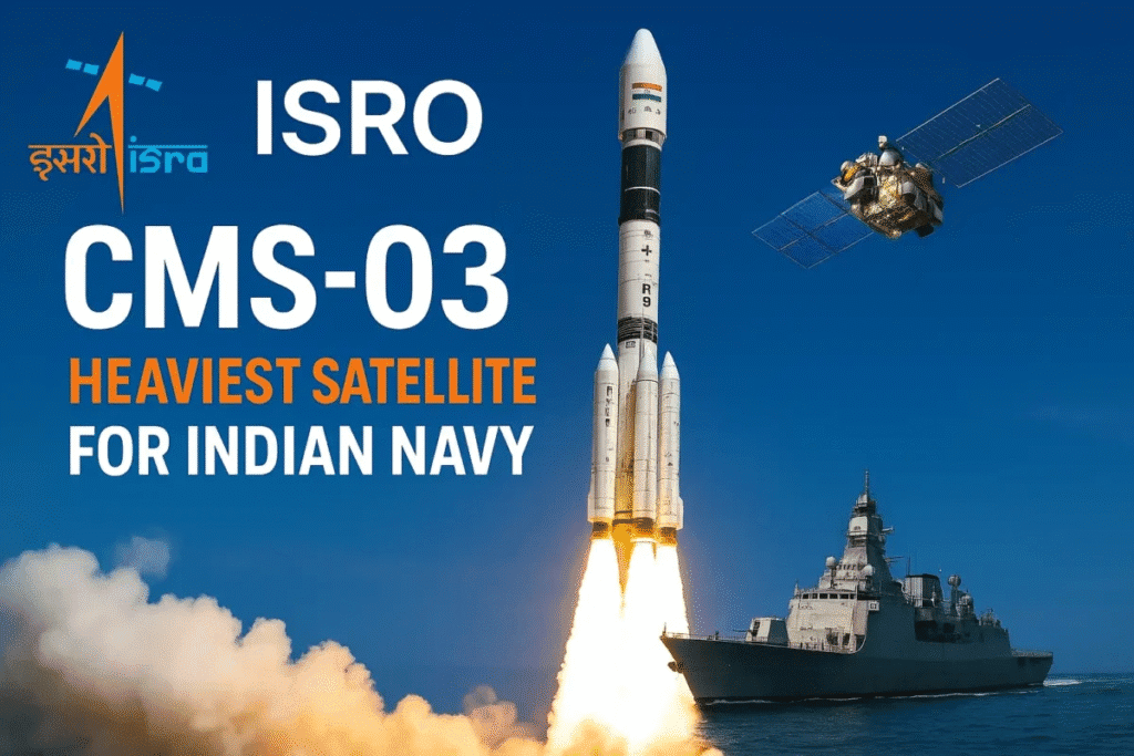 ISRO Launches CMS-03 to Boost Naval Communications 2025!