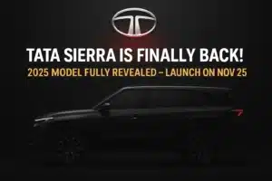 Tata Sierra 2025 Revealed: Features, Design, Launch Date & Expected Price | Official Launch on Nov 25
