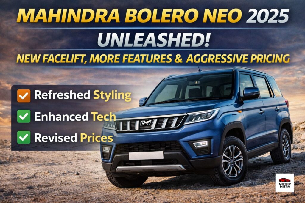 Mahindra Bolero Neo 2025 Steps Up: More Tech, Same Rugged DNA