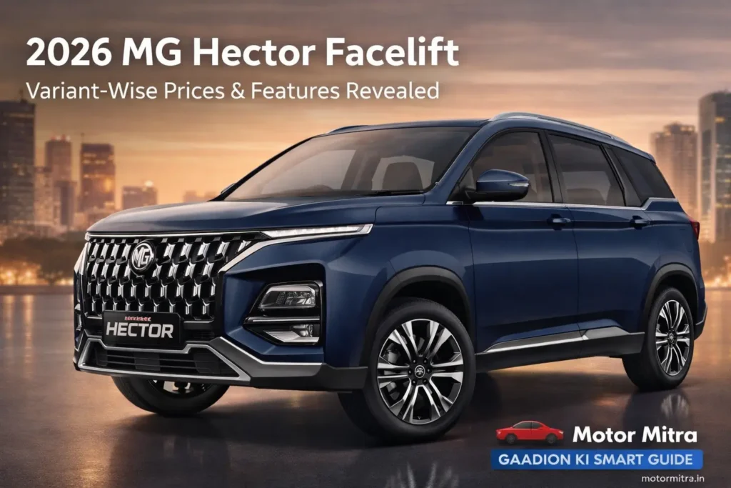 MG Hector 2026, MG Hector Facelift, MG Motor India, SUV India