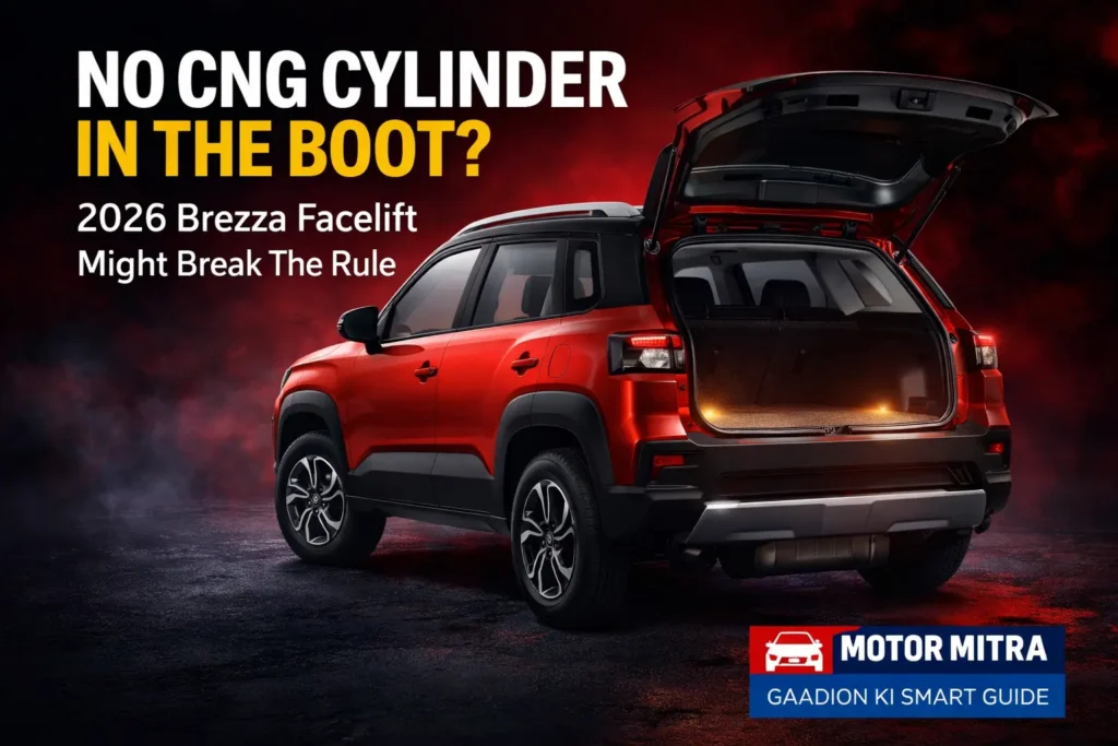 2026 Maruti Suzuki Brezza Facelift May Finally Solve CNG Boot Space Headache Forever