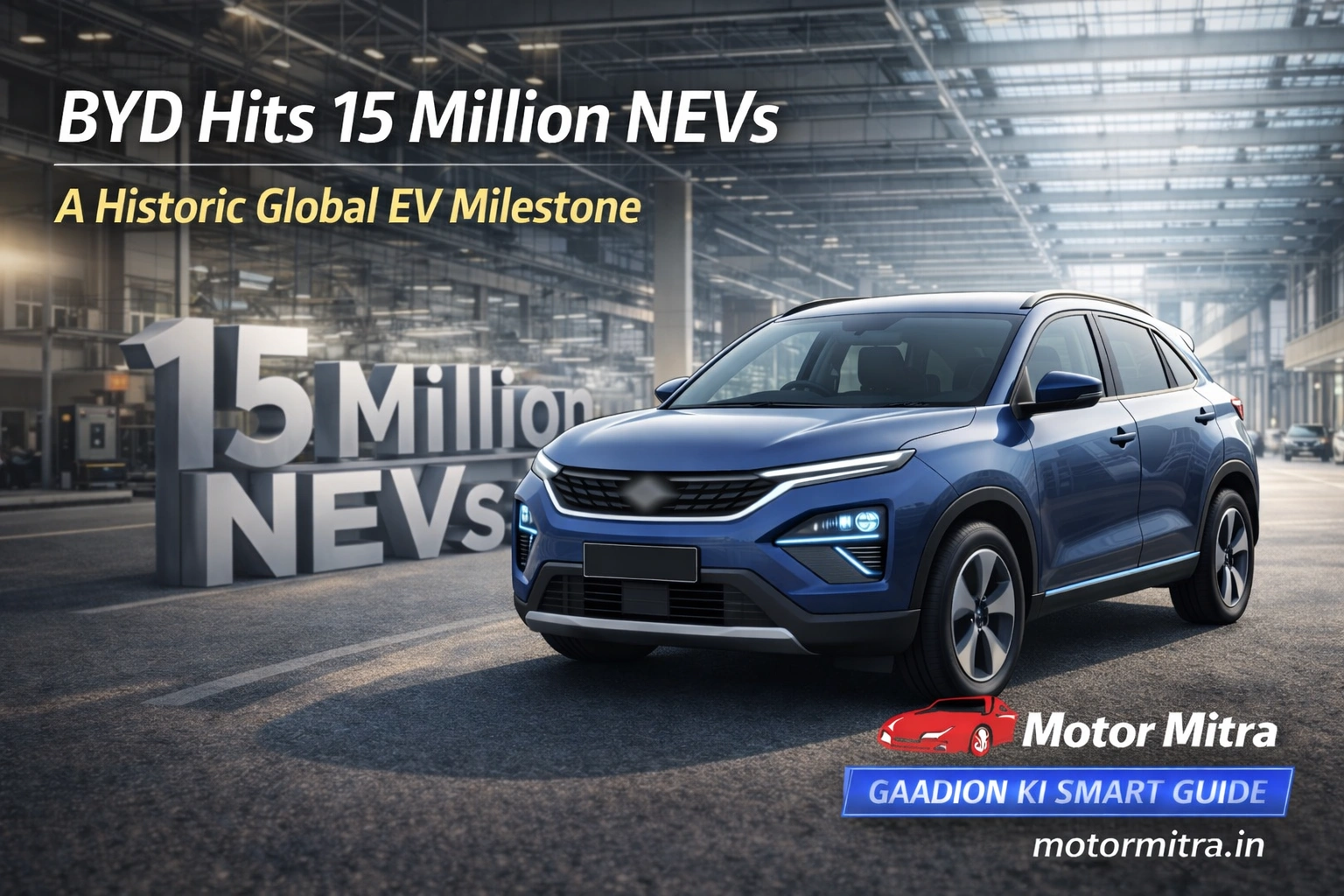 BYD Denza N8L Makes EV History: 15 Millionth New Energy Vehicle Rolls Out