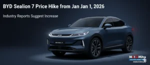 BYD Sealion 7 electric SUV is expected to get more expensive from 1 Jan 2026