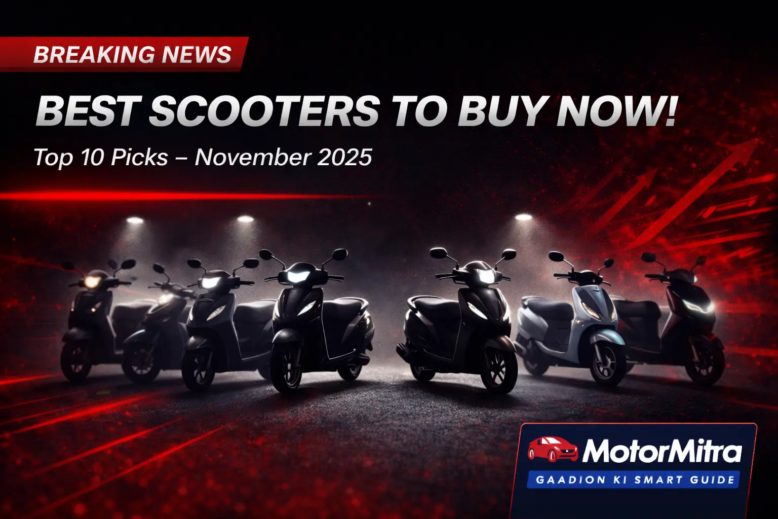 Best 10 Scooters To Buy In November 2025 – From Activa To Chetak & Rizta