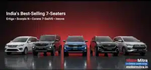India’s Best-Selling 7-Seater Cars: Ertiga, Scorpio N, Carens, XUV700 & Innova Lead the Market