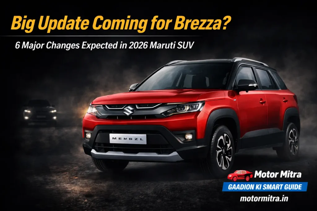 Big Update Coming for Brezza? 6 Major Changes Expected in 2026 Maruti SUV