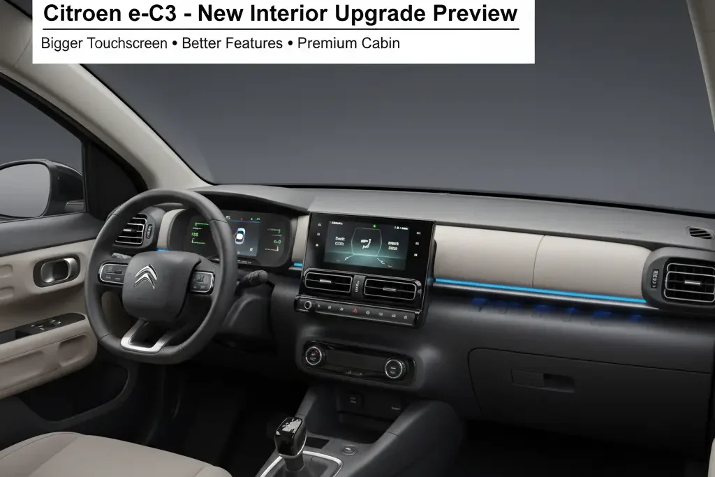 New Gen Citroen e-C3 Spied Testing In India 2025— Big EV Upgrade Coming Next Year?