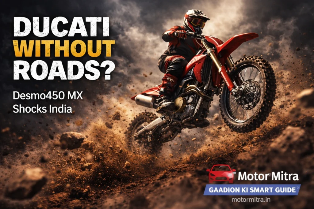 Ducati’s Wild Move Yet! Desmo450 MX Hits India, Launch Coming in 2026