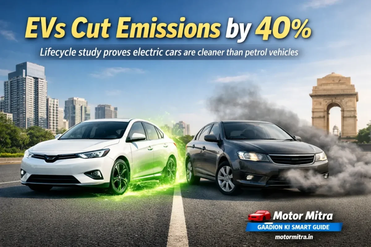 Electric Vehicles Slash Emissions by 40% Compared to Petrol Vehicles: Study