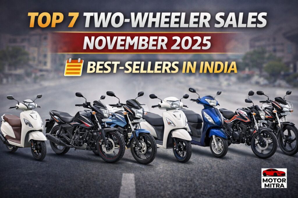 Top 7 Best-Selling 2Ws in November 2025| Hero To Suzuki