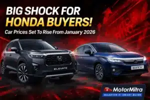 Big Shock for Honda Cars Buyers! Car Prices Set to Rise From Jan 2026