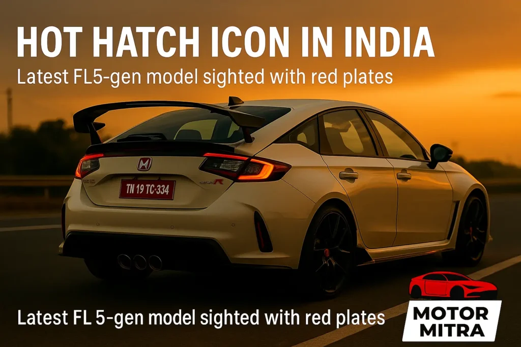 Honda Civic Type-R Snapped in India 2025 | Finally Arriving?