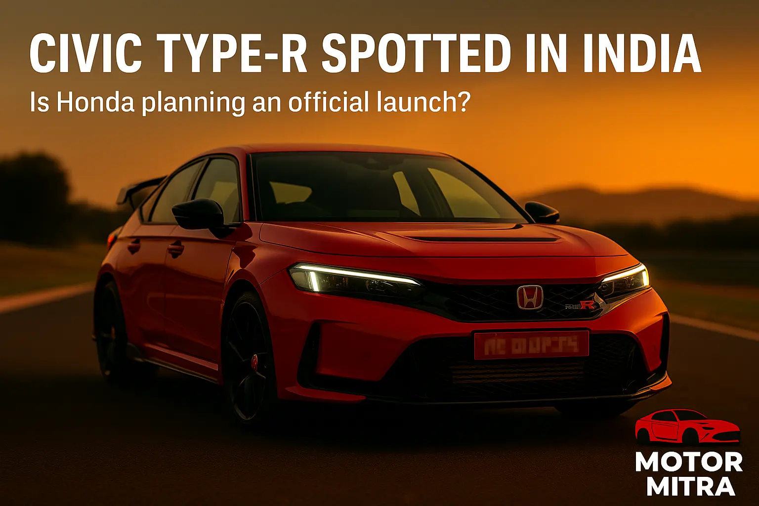Honda Civic Type-R Snapped in India 2025 | Finally Arriving?