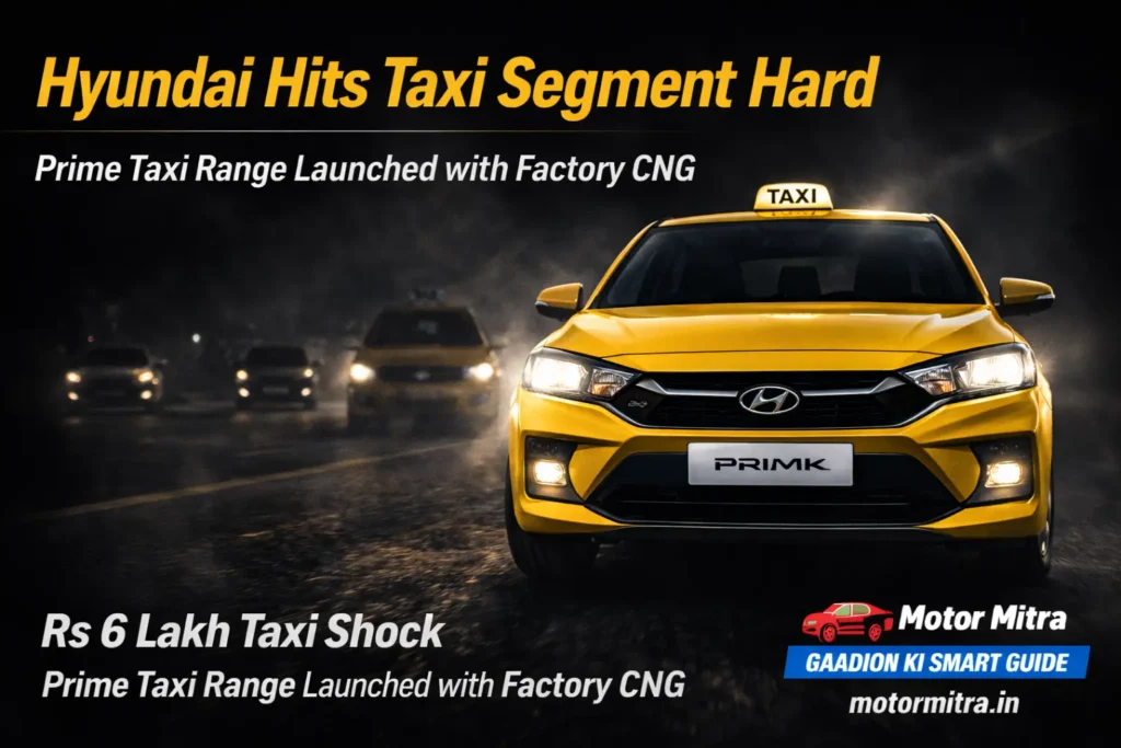 Taxi Market Under Attack! Hyundai Launches Prime Taxi Range at Rs 6 Lakh, 28.4 km/kg Claim