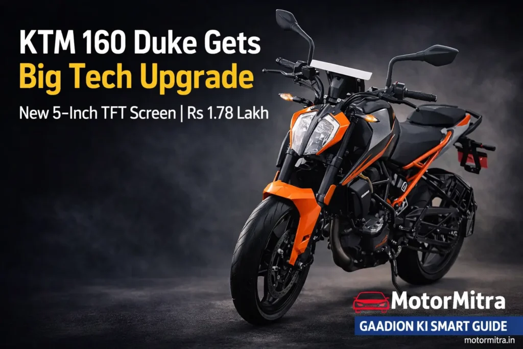 KTM 160 Duke Updates with 5-Inch TFT Screen Here’s What Buyers Get