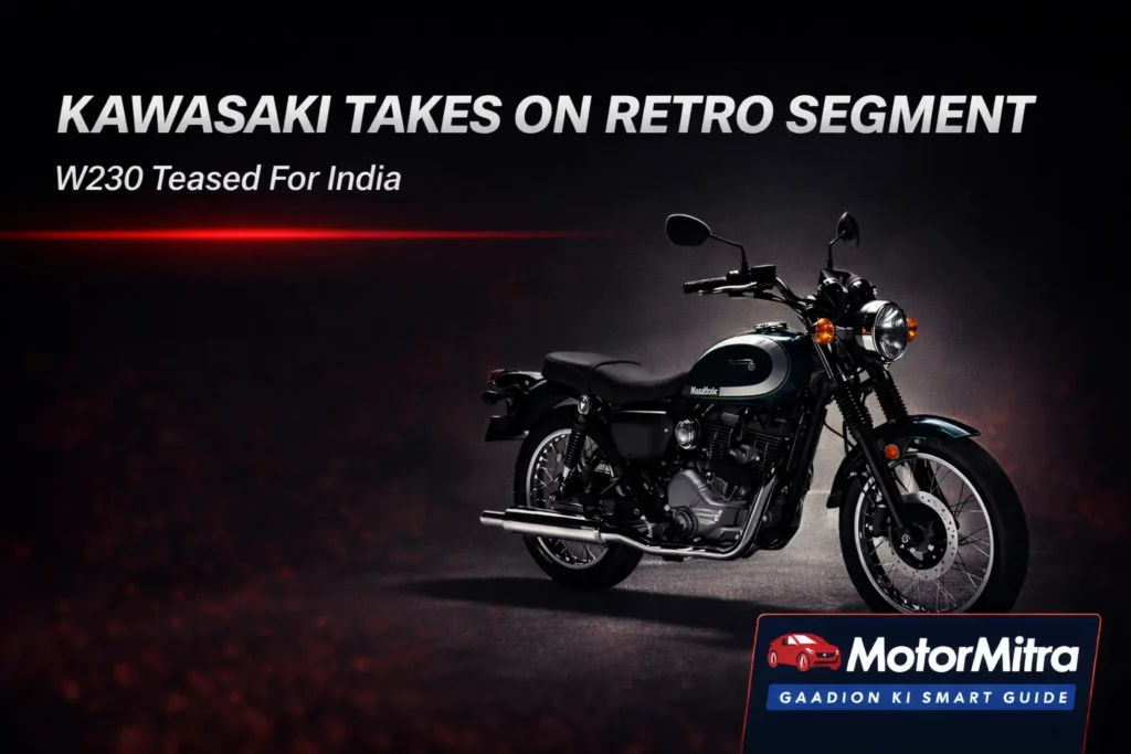 Big Threat To Ronin, Hunter 350? Kawasaki’s Retro Kawasaki W230 Teased For India