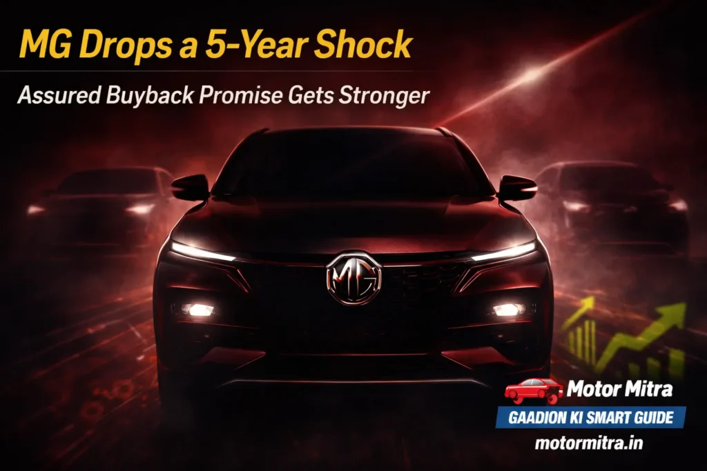 5-Year Buyback Bombshell! MG Strengthens Ownership Promise in India