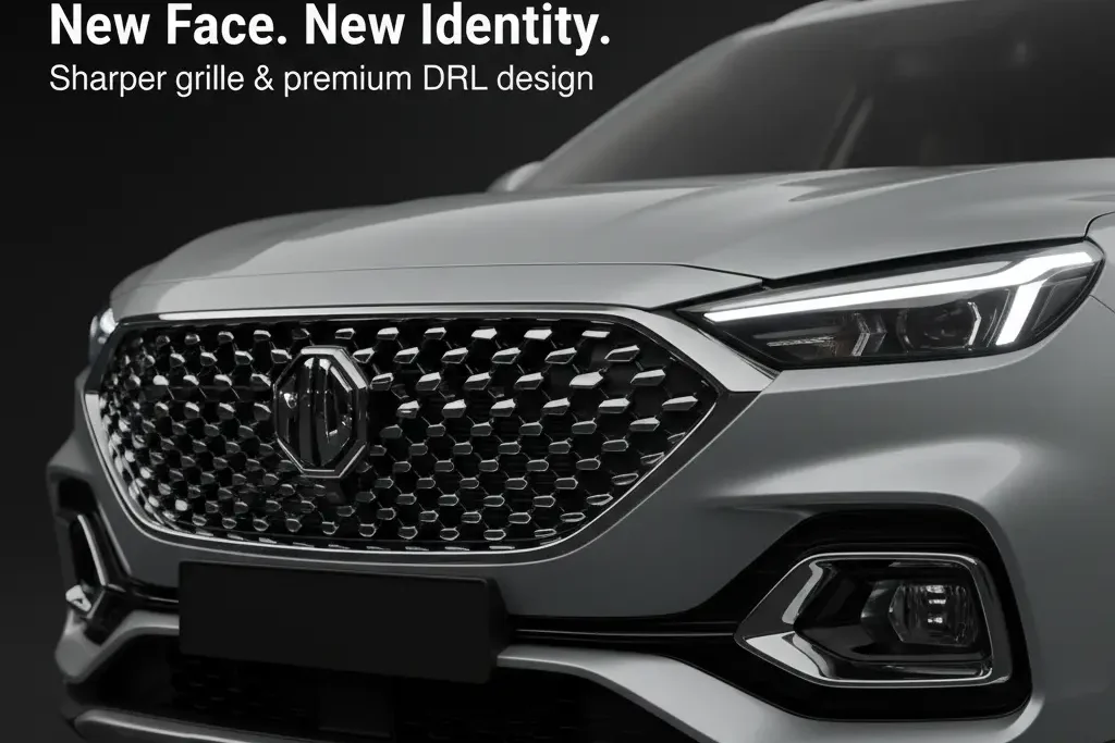 2026 MG Hector Facelift's First Look Revealed, Launching on Dec 15