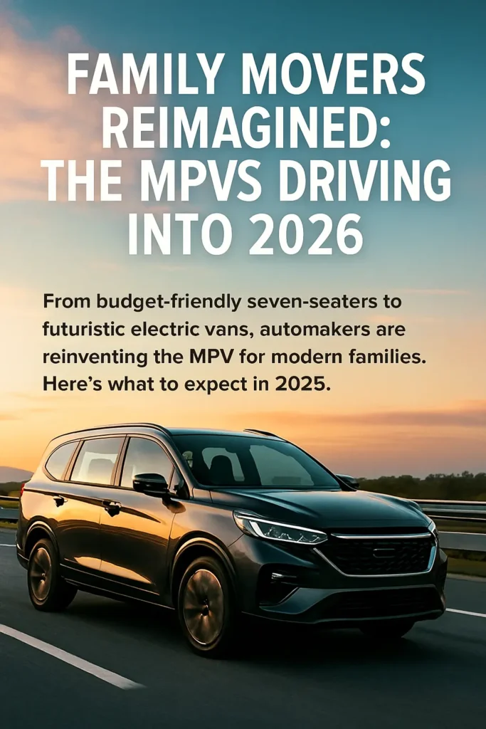 Automakers On Alert: MPVs Returning Stronger Than Expected in 2026
